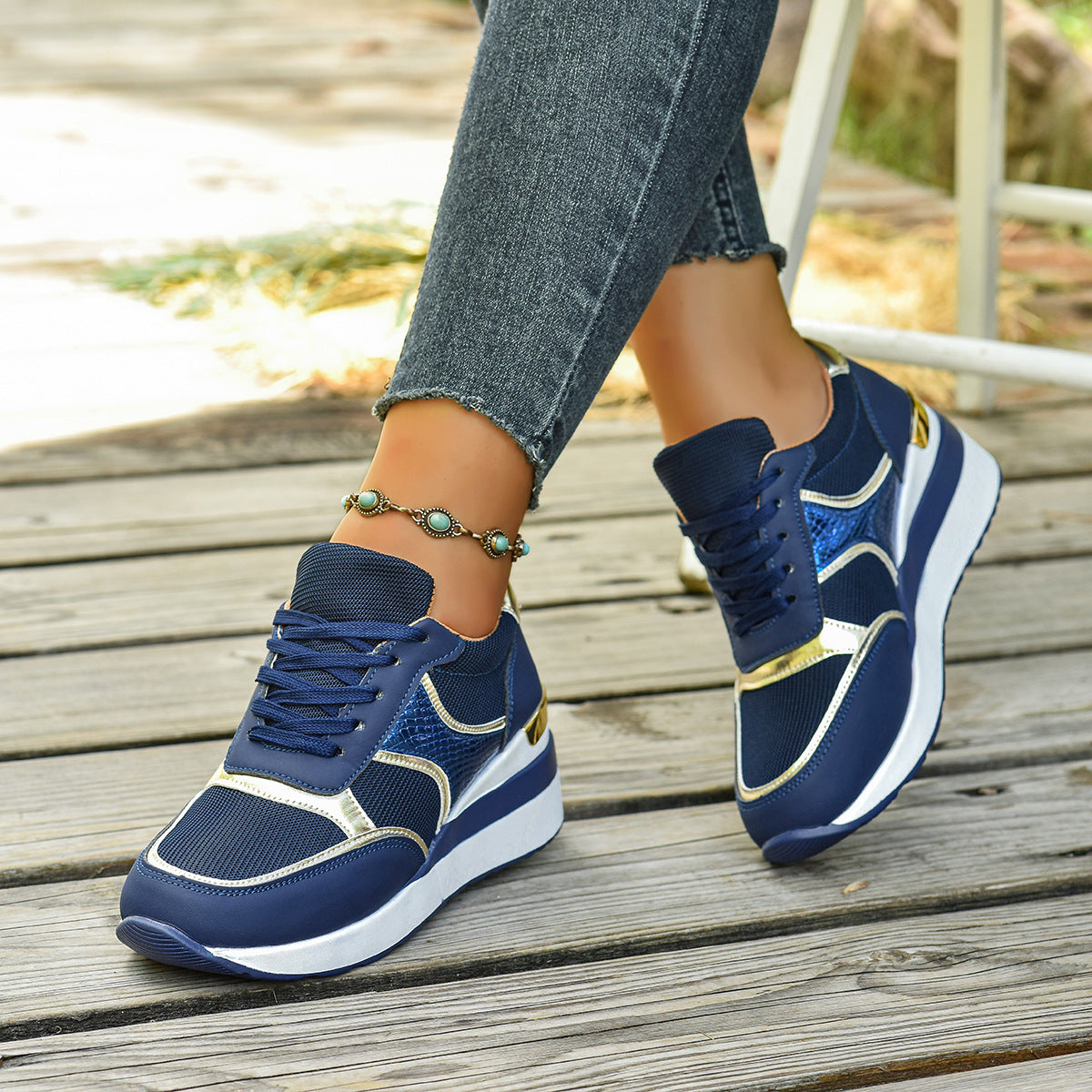 Sneakers tendance pour femme – coupe décontractée