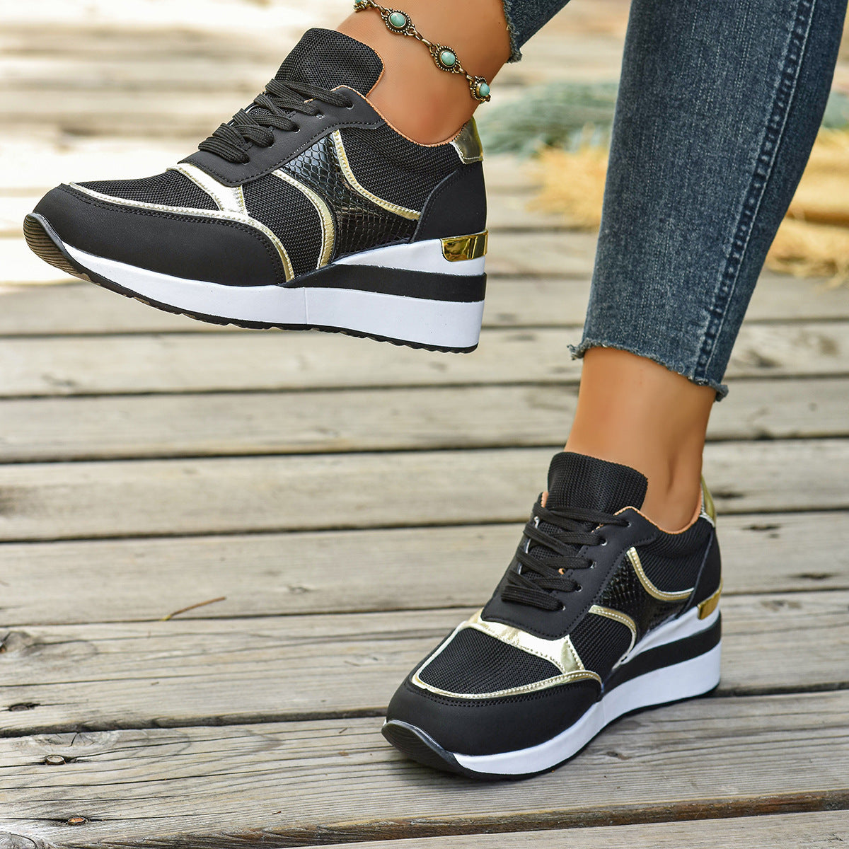 Sneakers tendance pour femme – coupe décontractée