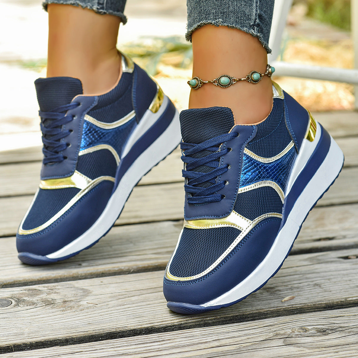 Sneakers tendance pour femme – coupe décontractée