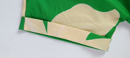 Robe longue élégante fleurie