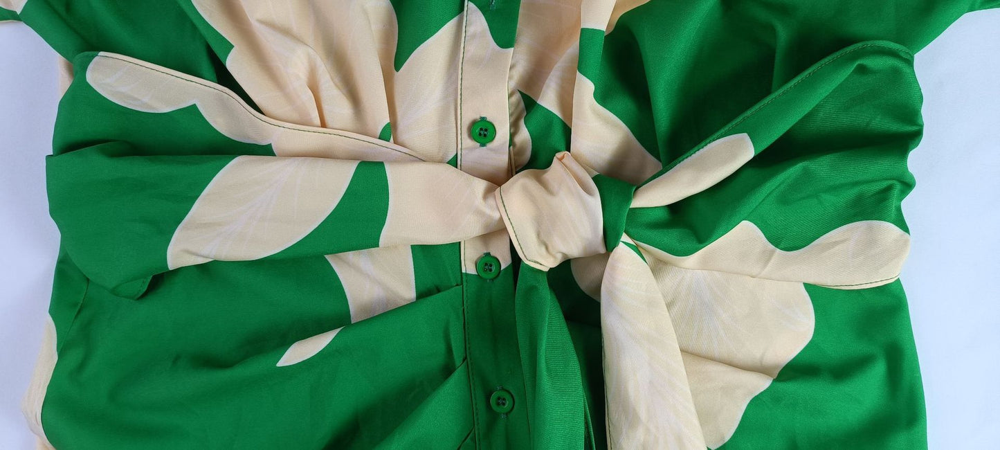 Robe longue élégante fleurie