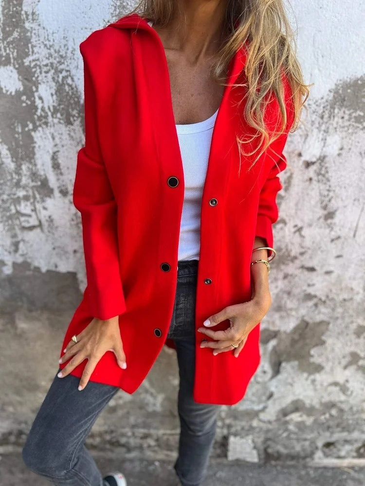 Cardigan décontracté à capuche