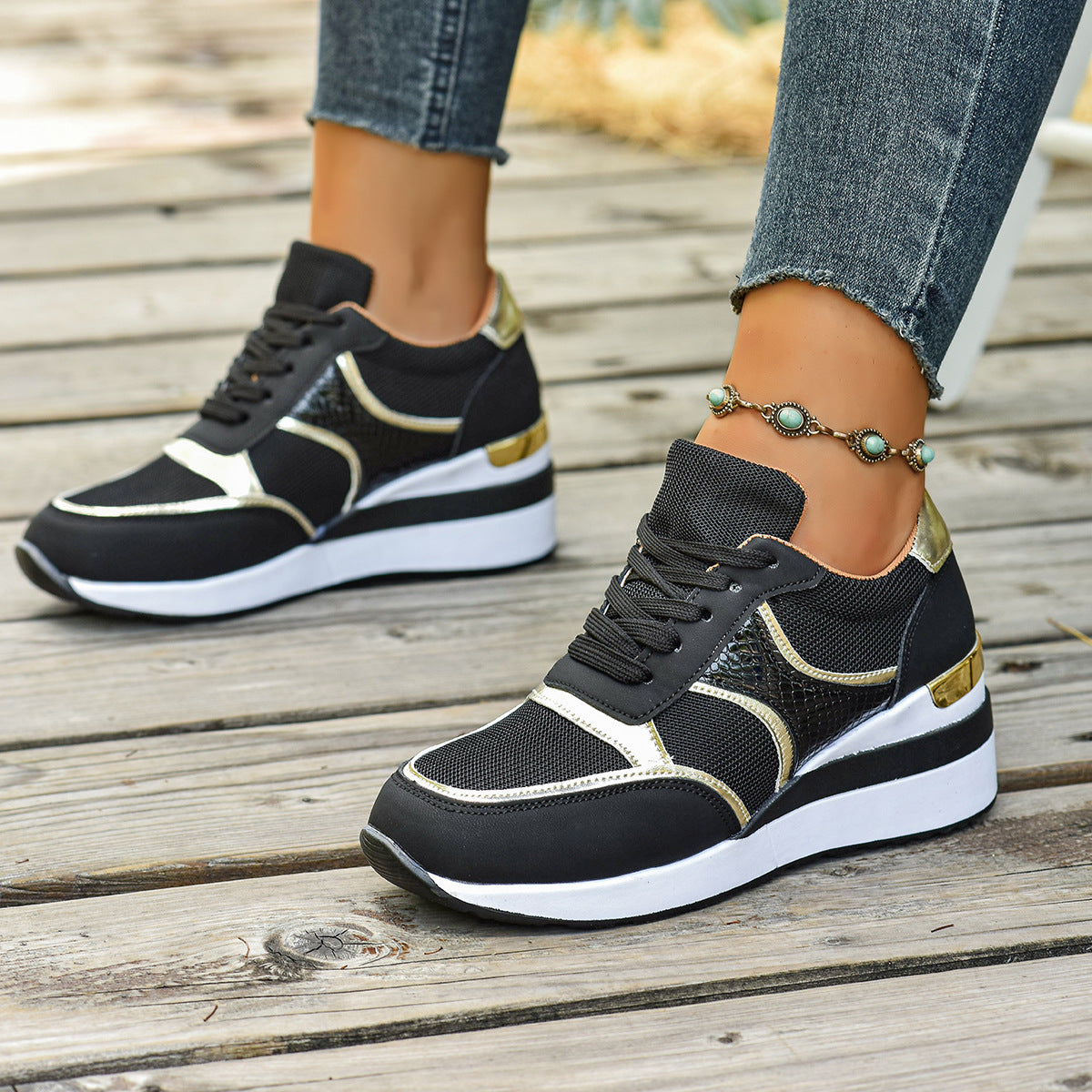 Sneakers tendance pour femme – coupe décontractée