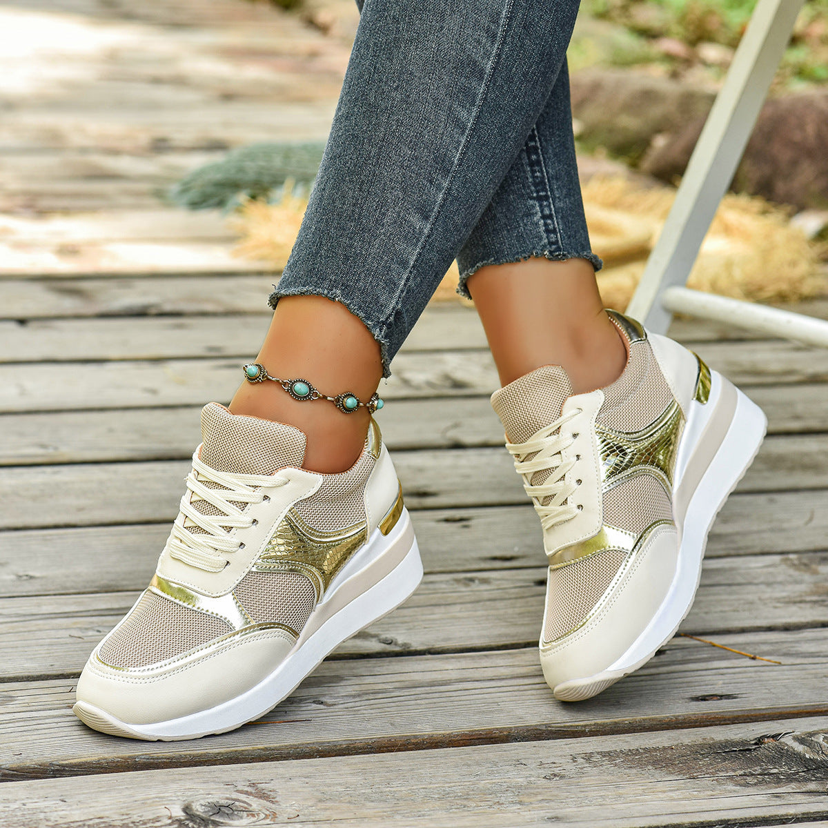 Sneakers tendance pour femme – coupe décontractée