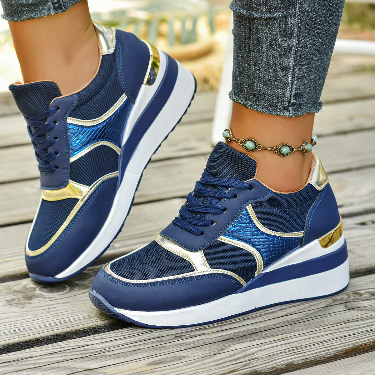 Sneakers tendance pour femme – coupe décontractée
